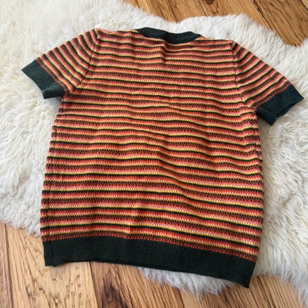 Cider Knit Vintage Style Short Sleeve Sweater Size Medium - Picture 2 of 6